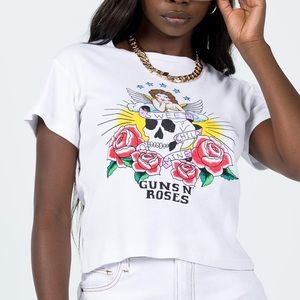 Guns N’ Roses White Top Size S/M Brand New